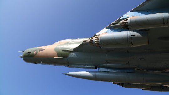 Regiunea Mikolaiv - Forţele ucrainene au doborât un avion de atac rusesc Su-25