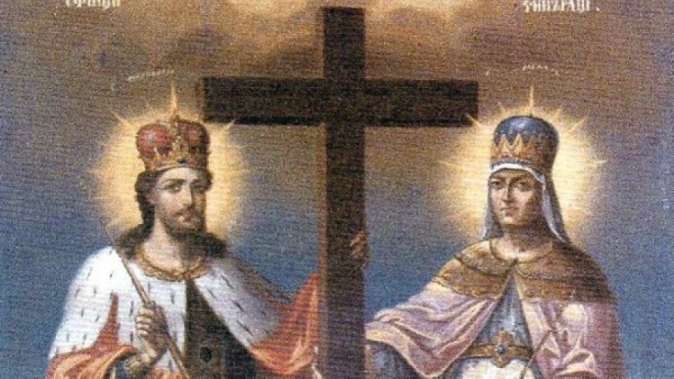 Creștinii ortodocși şi greco-catolici îi sărbătoresc vineri pe Sfinții Împărați Constantin și Elena