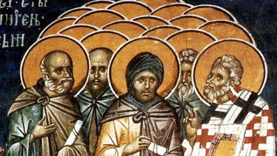 Sfântul Sfinţit Atinoghen cu cei 10 ucenici ai săi