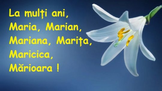 Cele mai frumoase mesaje și urări de SFÂNTA MARIA!