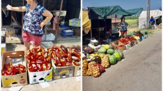 Fermierii din Argeș aduc cumpărătorii direct la sursă - aprozar lângă solar