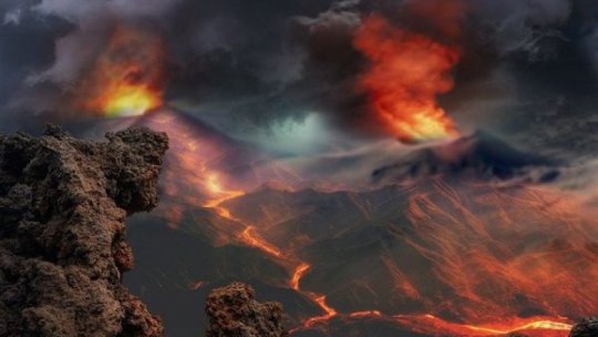 Norul toxic aruncat în atmosferă după erupția vulcanului din La Palma a ajuns deasupra României