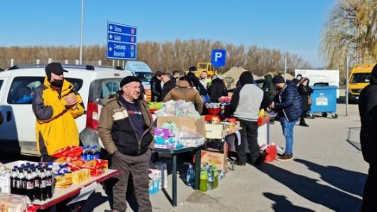 Ajutoare umanitare oferite pentru refugiaţii din Ucraina