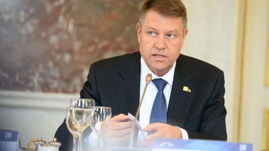 Preşedintele Klaus Iohannis a ajuns la Kiev