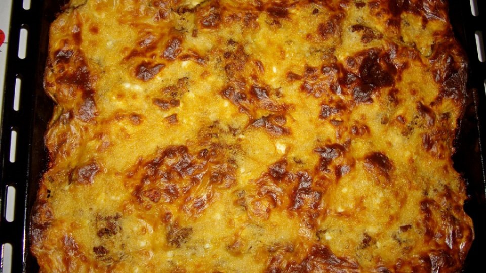 Musaca de cartofi cu carne de pui