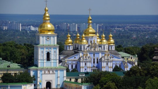 Moment istoric la Kiev - Slujba de Crăciun de la complexul monahal Lavra Pecerska