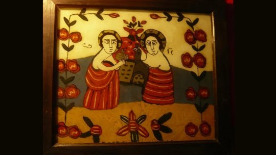 Icoana pe sticlă - una dintre cele mai puternice forme de reprezentare „naivă” a spațiului creștin