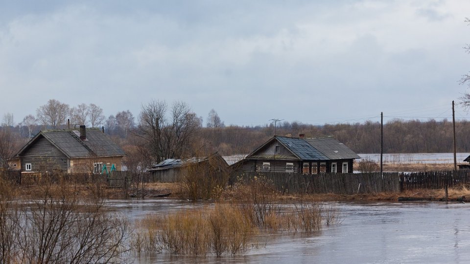Pompierii militari intervin în comuna Greceşti, judeţul Dolj, pentru evacuarea apei din două locuinţe inundate