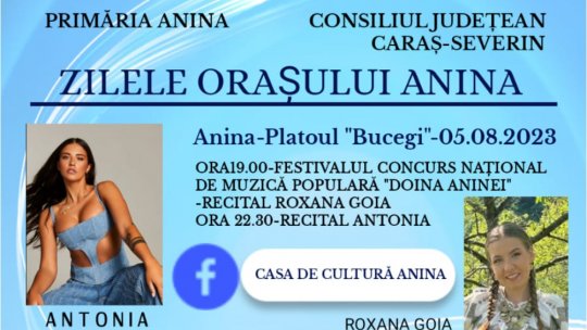 Festivalul folcloric "Doina Aninei" inclus în Zilele Oraşului Anina