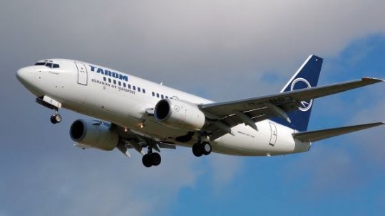 Un pasager TAROM s-a automutilat în timpul zborului Bruxelles - Otopeni
