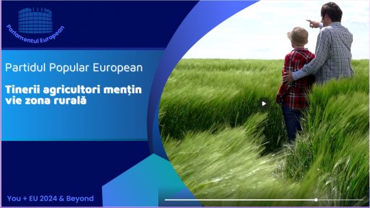 Manfred Weber - „Tinerii agricultori mențin vie zona rurală”