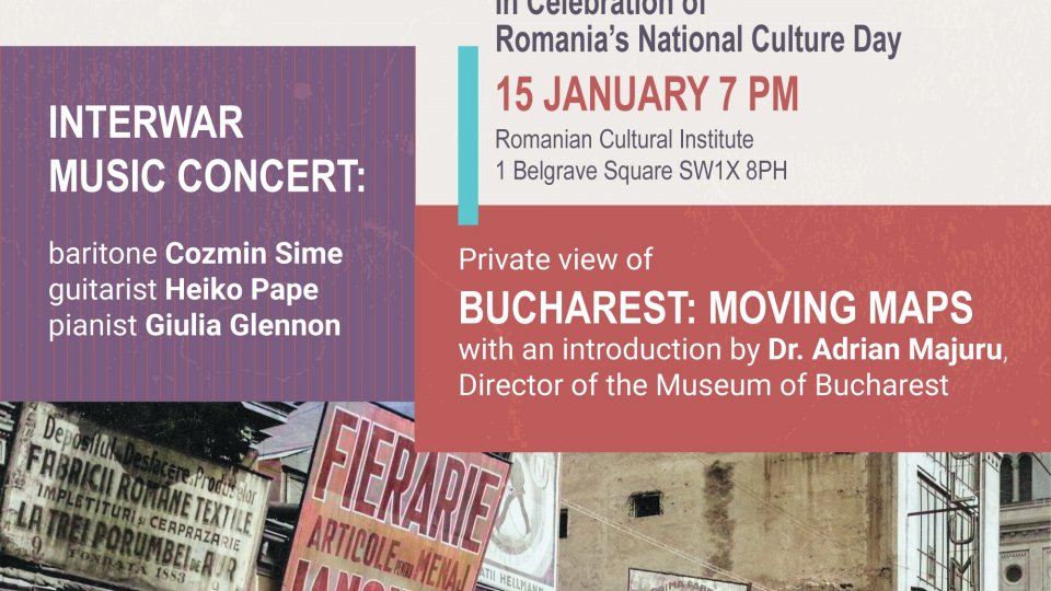 Muzeul Municipiului București și ICR Londra invită publicul la expoziția „București: Hărți în mișcare” / „Bucharest: Moving Maps”