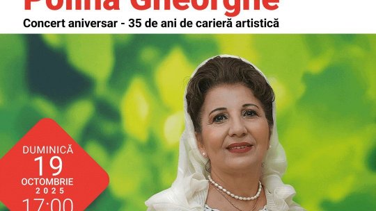 Concert aniversar de excepție: Polina Gheorghe sărbătorește 35 de ani de carieră la Sala Radio