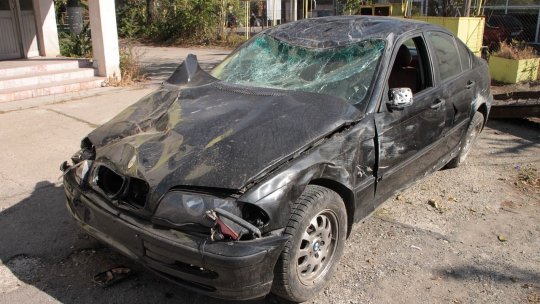 Incident la Ambasada Rusiei: Un șofer a încercat să forțeze poarta cu mașina