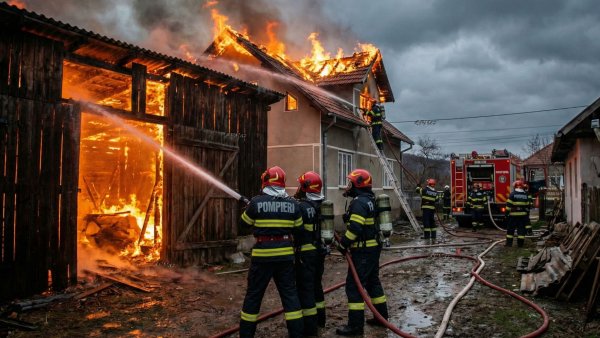 Numărul incendiilor din Bihor a crescut alarmant în ultima iarnă