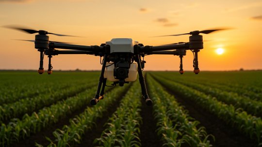 Dronă la datorie: cum ajută dronele și sateliții la monitorizarea culturilor