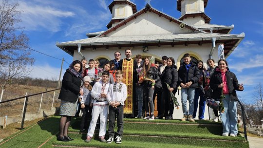 Copiii din parohia Bălăneasa (Livezi, Bacău) merg în următoarea etapă a Concursului Național Catehetic