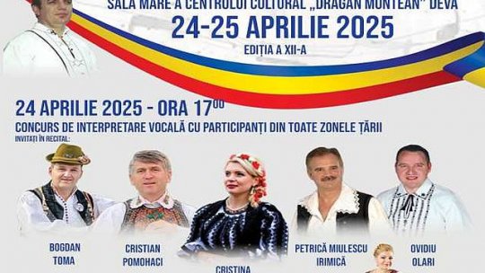 Festivalul „Drăgan Muntean” aduce pe scenă tradiții autentice din toate colțurile țării