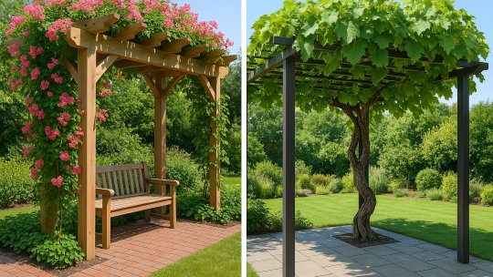 Cum să faci umbră cu o pergolă de flori