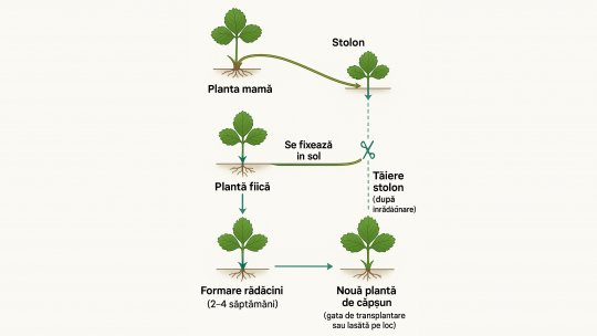 Știai că poți planta stoloni de căpșuni și vara? Află cum