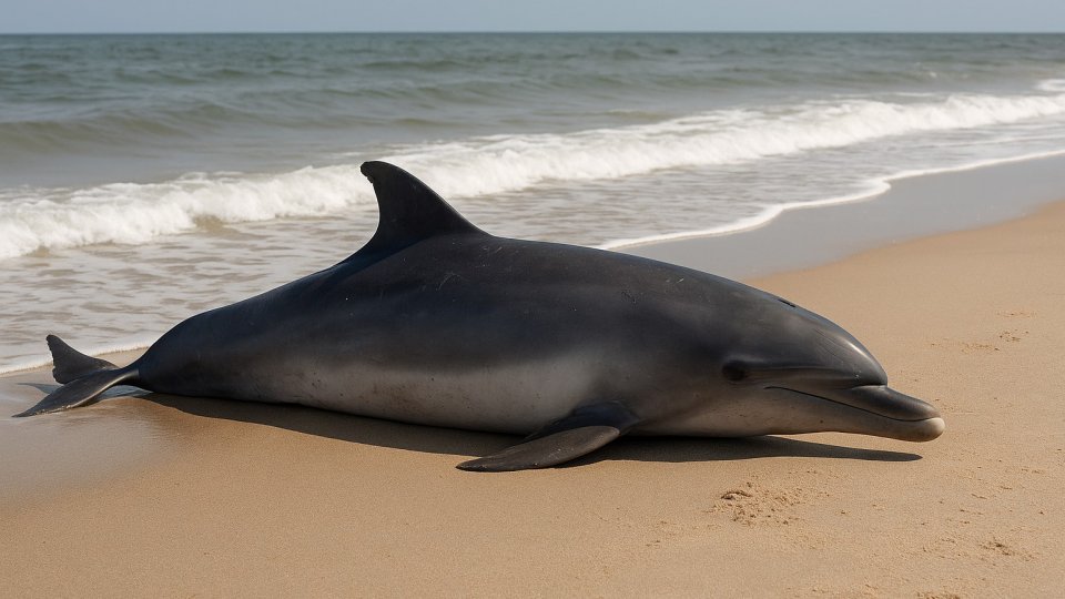 Încă un delfin eşuat, descoperit între Vama Veche şi 2 Mai