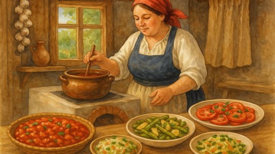 Bucătăria rurală de post, în perioada verii. Top 5 rețete de sezon