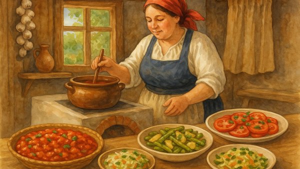 Bucătăria rurală de post, în perioada verii. Top 5 rețete de sezon