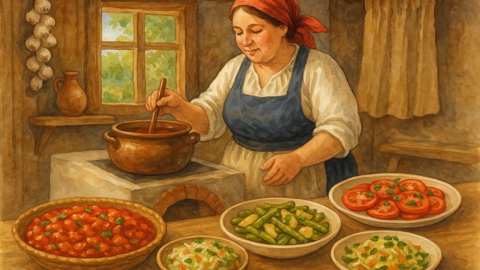 Bucătăria rurală de post, în perioada verii. Top 5 rețete de sezon