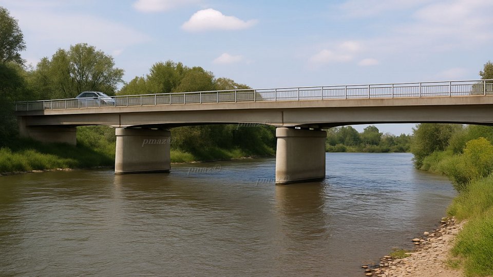 Construcția podului rutier care leagă România de Ucraina, aproape finalizată