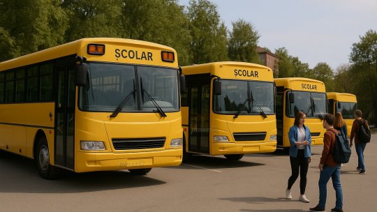 Elevii din peste 70 de comune din Timiș vor  vor beneficia de transport școlar gratuit