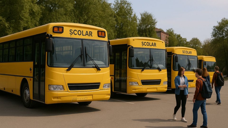 Elevii din peste 70 de comune din Timiș vor  vor beneficia de transport școlar gratuit