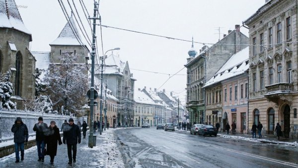 Ger, vânt și ninsoare viscolită în toată România, până la mijlocul săptămânii