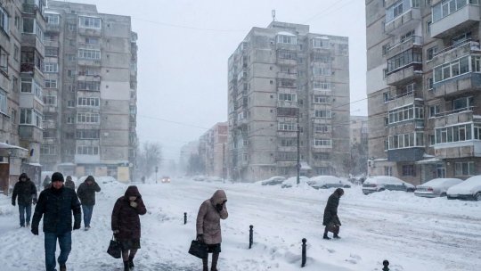 Meteorologii anunță temperaturi scăzute și ninsori în toată țara, până joi dimineața
